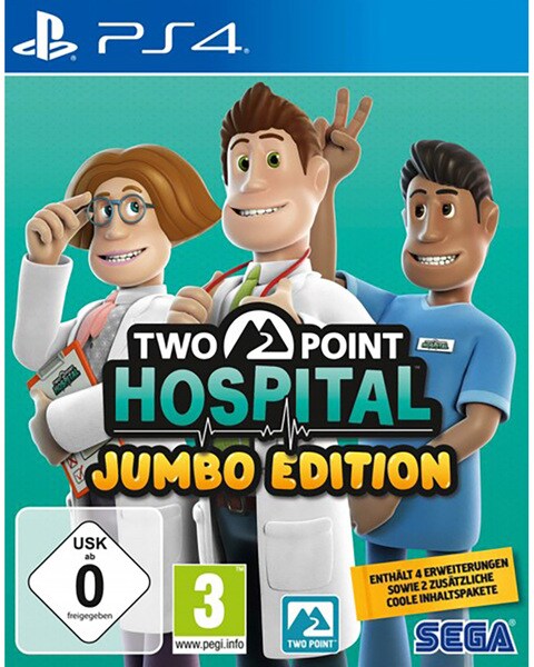 Buy PS4 Two Point Hospital Jumbo Edition PEGI Online - Shop Electronics Appliances on Carrefour UAE