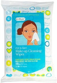 Cettua Clean &amp; Simple Paraben Free Makeup Remover Cleansing Wipes For Professional And Personal Use (15 Wet Tissue)