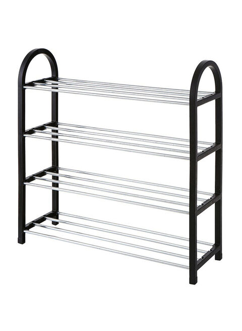 Shoe shop rack black