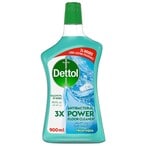 Buy Dettol Aqua 3X Power Antibacterial Floor Cleaner, 900ml in Kuwait