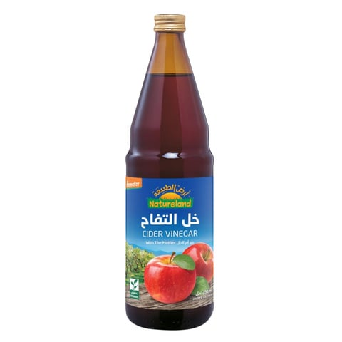 اشتري أرض الطبيعة خل التفاح مع أم الخل العضوي 750مل في الكويت