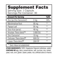 Enzymedica Acid Soothe Vegan Dietary Supplement 30 Capsules