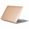 Ozone - Shimmering Metallic Finish Case for Macbook Air 13-inch with Retina Display (A1932) Released 2019 / 2018 Metal Oil Inject Hard MacBook Cover - Gold