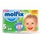 Molfix Baby Diapers (Size 5), 11-18 kg, 44 Count x 2 packs (88 diapers)