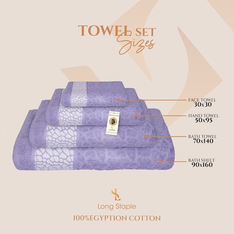  nobranded 900 GSM 100% Egyptian Cotton Towel,Oversized Bath  Towels - Heavy Weight & Absorbent - top Luxury Bath Towels at a Seven-Star  Hotel in Dubai,28 x 60 inches,2-Piece (Violet) : Home