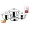 Prestige Stainless Steel Cookware Plus Kettle 9 count
