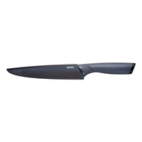 Tefal Fresh Kitchen Slicing Knife Grey And Black 20cm