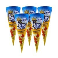 Igloo King Cone Butterscotch And Caramelised Cashews Ice Cream 120ml Pack of 5