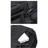 Arctic Hunter Light Weight Premium Shoulder Backpack 15.6 inch Water Resistant Laptop Daypack for Men and Women B00531 Black