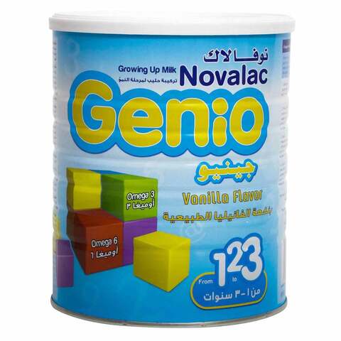 نوفيلاك حليب النمو جينيو فانيليا 400 جرام