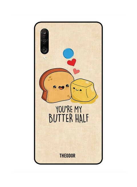 Theodor - Protective Case Cover For Huawei P30 Lite Beige/Yellow/Brown
