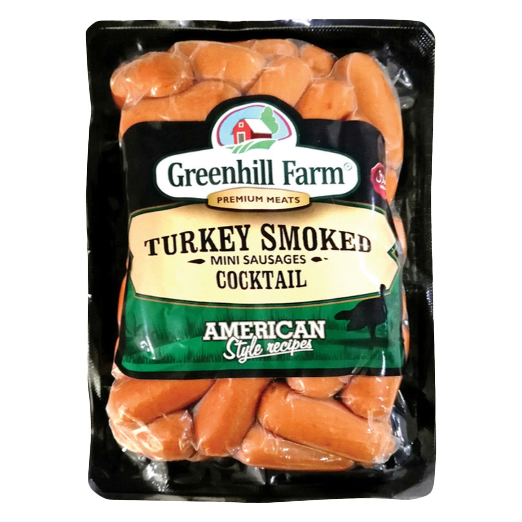 Buy Greenhill Farm Smoked Turkey Cocktail Mini Sausage 400g Online