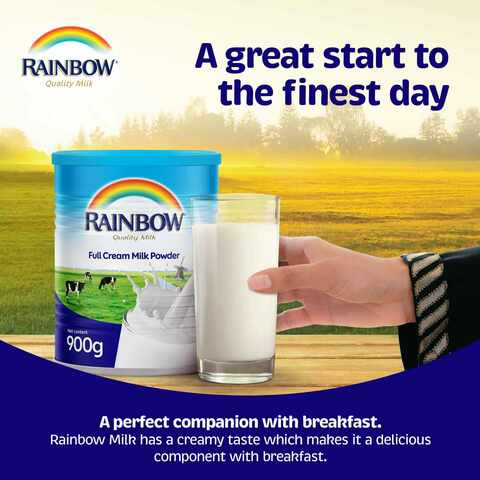 Rainbow Full Cream Milk Powder 900g