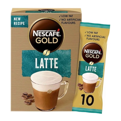 Nescafe Gold Cappuccino Unsweetened Coffee Mix Sachet, 14.2G (10+2 Sachets  Free), Brown price in UAE,  UAE
