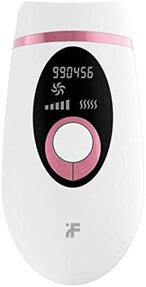 Buy Inface Electric Epilator Laser Hair Remover 900000 Flash Ipl Permanent Painless Whole Body Ipl Hair Removal(Pink) in UAE