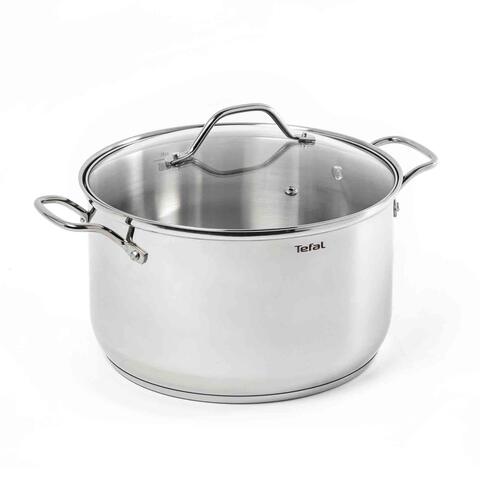 Tefal Intuition Stainless Steel Casserole Silver 26cm