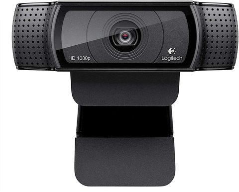 Logitech HD PRO Webcam C920 Widescreen Video Calling and Recording, Black
