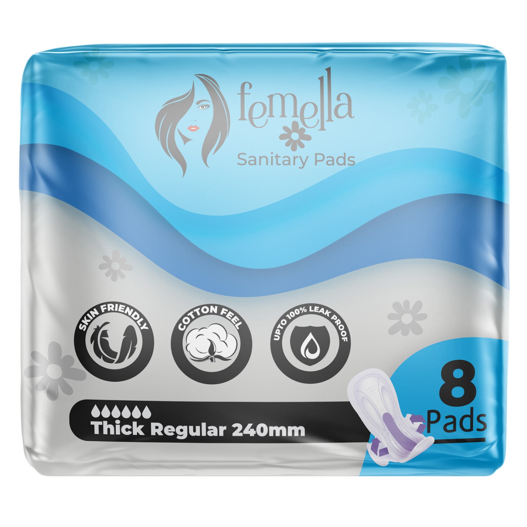Buy Femella Sanitary Pads 240 Mm Thick Online - Carrefour Kenya