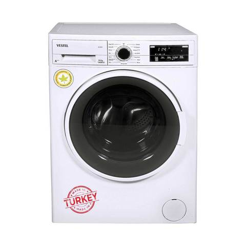 Vestel Front Loading Washing Machine W914T 9KG White (Plus Extra Supplier&#39;s Delivery Charge Outside Doha)