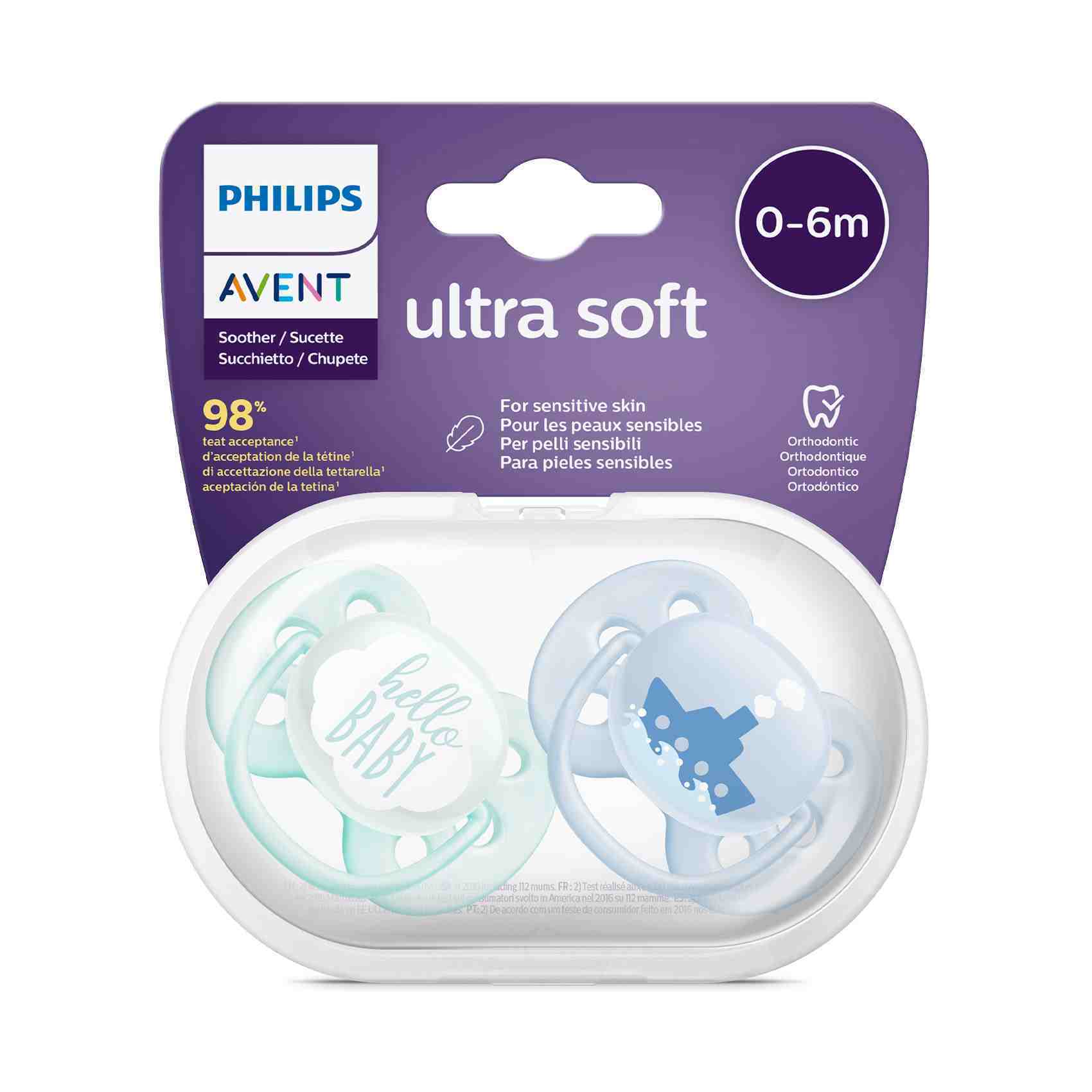 Philips avent pacifier sales newborn