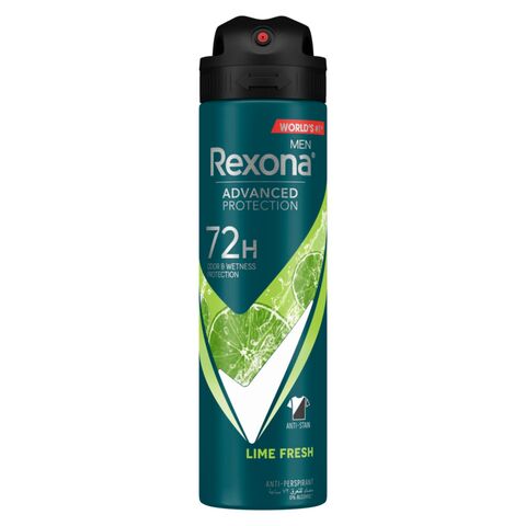 Buy Rexona Men  Antiperspirant Deodorant Spray Lime Fresh 150ml in UAE