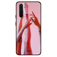 Theodor OnePlus Nord Case Cover Girl Hand &amp; Feet Flexible Silicone Cover