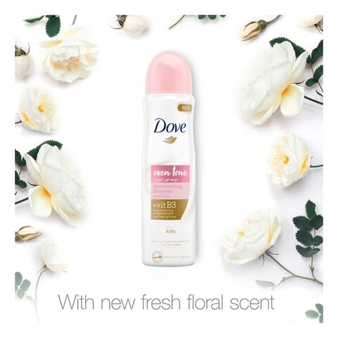 Dove Even Tone Antiperspirant Deodorant Spray Rejuvenating Blossom 150ml