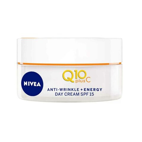 Nivea Q10 Plus C Anti Wrinkle+Energy Day Cream SPF 15 50ML