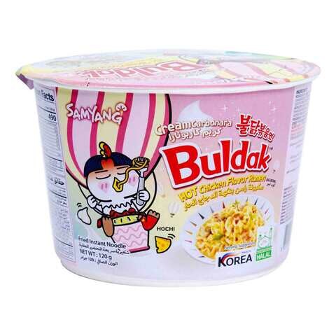 Buy Samyang Cream Carbonara Buldak Hot Chicken Flavoured Ramen 120g ...