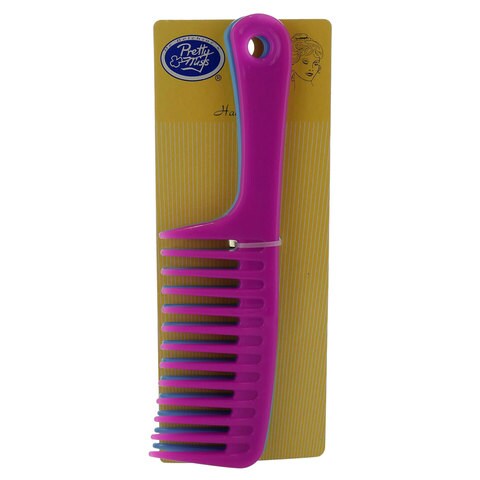 Pretty Miss Plastic Hair Brush 55024 Multicolour 2 count