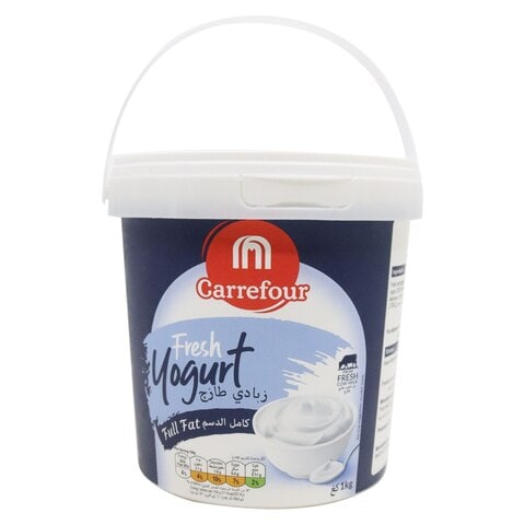Buy Carrefour Full Fat Fresh Yogurt 1kg in UAE