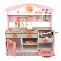 Children&#39;s Fun Simulation Kitchen Play Home Learning To Cook Kitchen Utensils Boys And Girls Baby Wooden Toys