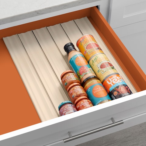 YouCopia SpiceLiner Spice Drawer Liner | 10' Roll - Sandstone