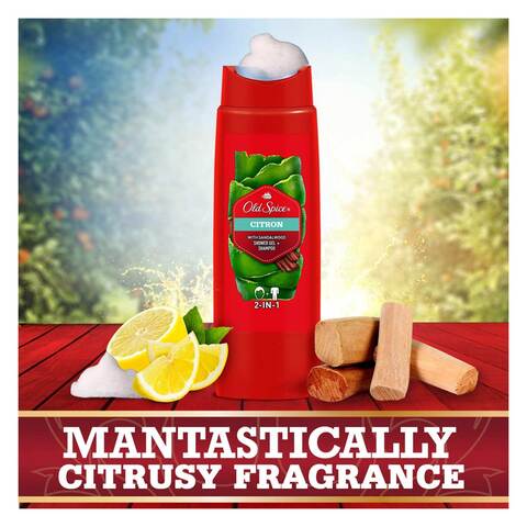 Old Spice Citron 2 In 1 Shower Gel And Shampoo 400ml