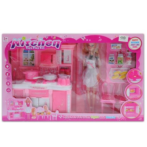 Zunchen Kitchen Playset With Doll 6804-A Multicolour