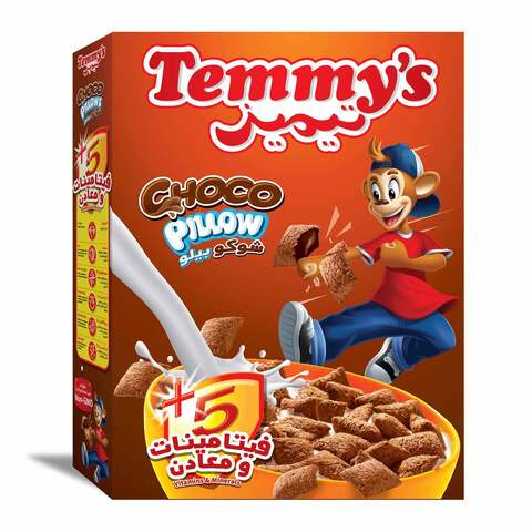 Temmy&#39;s Choco Pillow Cereal box - 300 gram