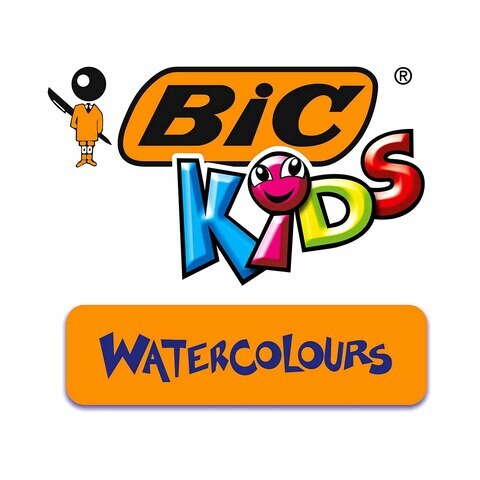 BIC Kids Watercolours Painting Set Multicolour
