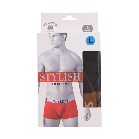 Buy Men s Boxer 2 Pieces Pack Assorted Large Size Online