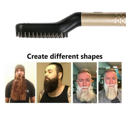 Beard and shop hair straightening comb