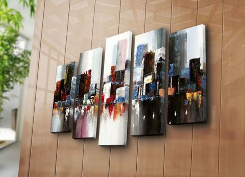 Dose of Modern Decorative Canvass Painting (5 pieces)
