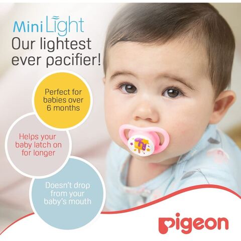 Pigeon Mini Light Pacifier Sundaee 78461 Pink