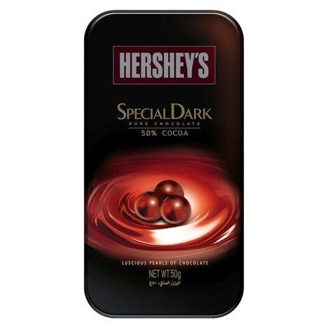 Hershey&#39;s  Pearl Dark Choco Chocolate Bar 50g
