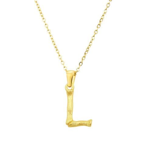 L deals necklace gold