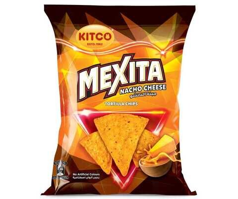 Buy Kitco Mexita Nacho Cheese Tortilla Chips 40g in Kuwait