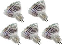 Osram Halogen-Reflector Standard Light Bulb GU5.3-socket, 12 Volt, 50 Watt, 36&deg; Beam Angle, Warm White/2800K - Pack of 5