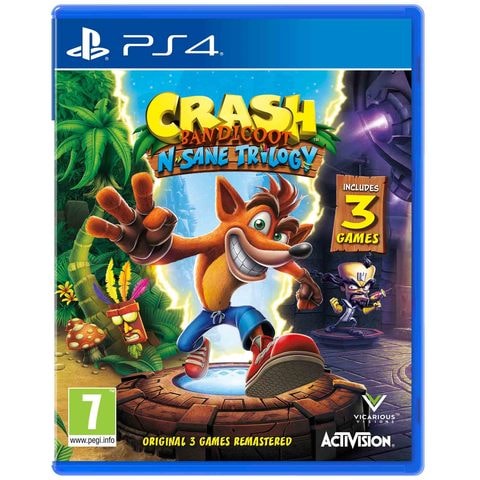 Sony PS4 Crash Bandicoot N.Sane Trilogy