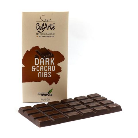 Belarte Dark And Cacao Nib Chocolate Tab 85g
