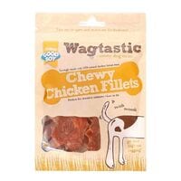 Good Boy Wagtastic Chewy Chicken Fillets Yummy Dog Treats 70g