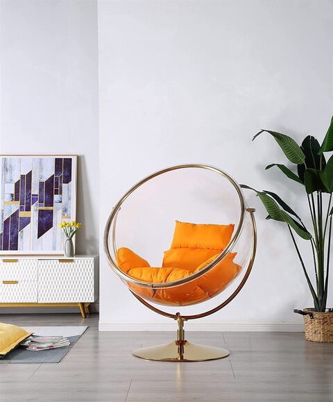 Clear bubble outlet hanging chair