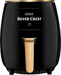 SILVER CREST Air Fryer 6 L Large Capacity360&deg; Rapid Air Convection Technology, with Digital LED Touch Screen 2400W
